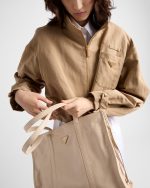 Prada Large Leather Tote Bag - Image 7